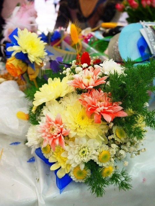 композиции из цветов на свадьбу