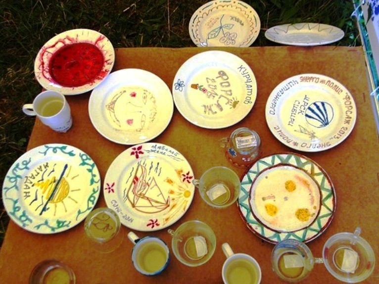 Роспись тарелок мастер-класс