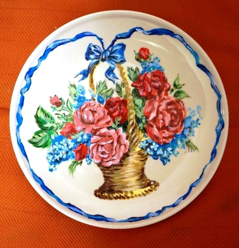 Мастер-класс по росписи тарелок