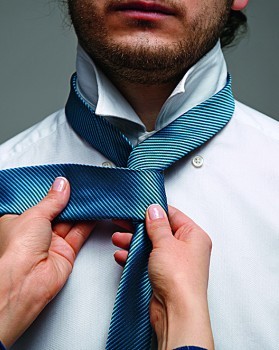 Мастер-класс по завязыванию галстуков